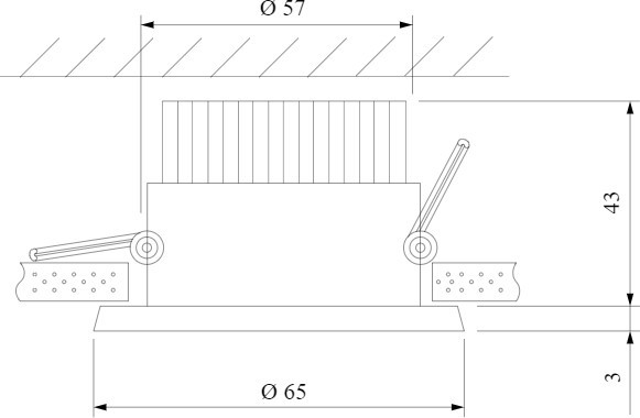 Точечный светильник Kita 25024/LED Elektrostandard