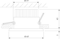 Точечный светильник Kita 25024/LED Elektrostandard