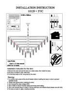 Подвесная люстра 10120 10129+37/C Newport