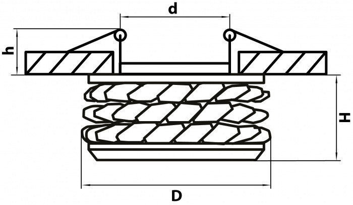 Точечный светильник ONORA 031804 Lightstar