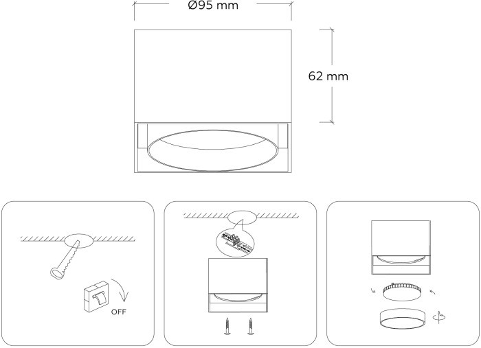Точечный светильник Techno Spot TN70865 Ambrella