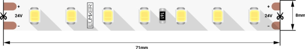Светодиодная лента LUX DSG298-24-WW-33 DesignLed