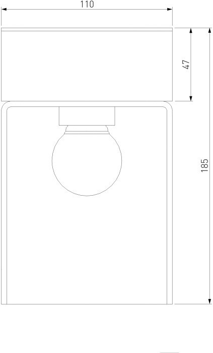 Потолочный светильник уличный Atrani 35085/F черный Elektrostandard