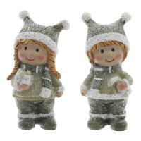 Фигурка декоративная "Дети", L2 W2,5 H6 см, 2в.