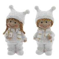 Фигурка декоративная "Дети", L2 W2,5 H6 см, 2в.