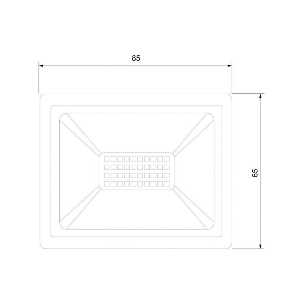 Прожектор светодиодный Elektrostandard Elementary 023 FL LED 20W 6500K IP65 a051939