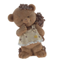 Фигурка декоративная "Медвежонок", L9,5 W6,5 H14 см, 2в.