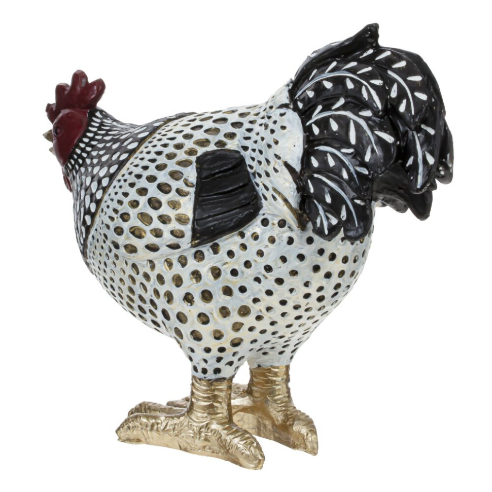Фигурка декоративная "Петух"/"Курица", L13 W6 H15 см, 2в.
