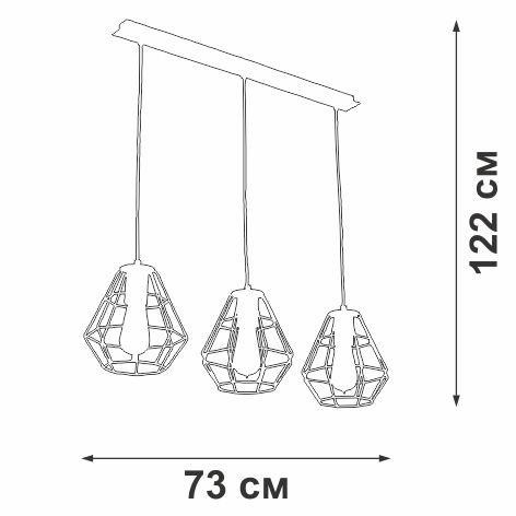 Подвесной светильник V4389 V4389-1/3S Vitaluce