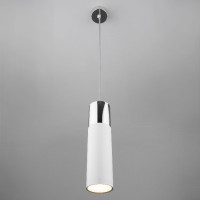 Подвесной светильник Double Topper 50135/1 LED хром / белый Eurosvet