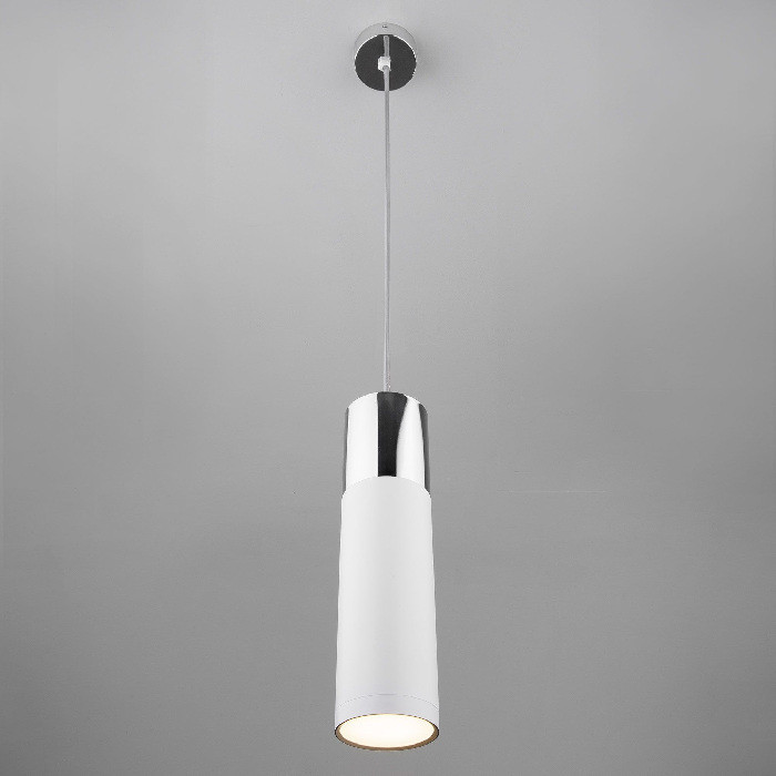 Подвесной светильник Double Topper 50135/1 LED хром / белый Eurosvet