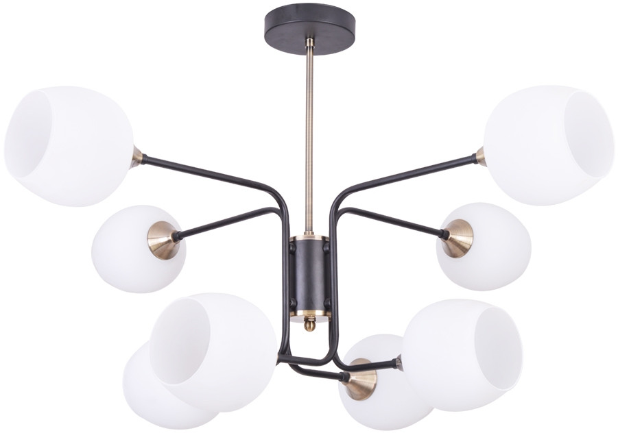 Потолочная люстра Skat A3564PL-8BK Arte Lamp