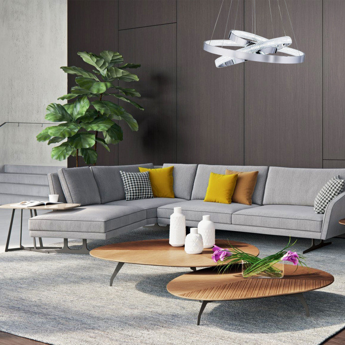 Подвесной светильник Posh 90176/3 хром Eurosvet