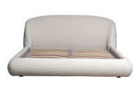 Кровать Palazzo двуспальная рогожка светло-бежевая Кровать Palazzo двуспальная рогожка светло-бежевая