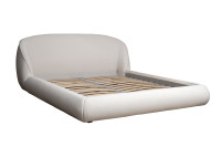Кровать Palazzo двуспальная рогожка светло-бежевая Кровать Palazzo двуспальная рогожка светло-бежевая