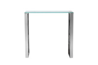 Консоль прозрачное стекло/хром Консоль прозрачное стекло/хром