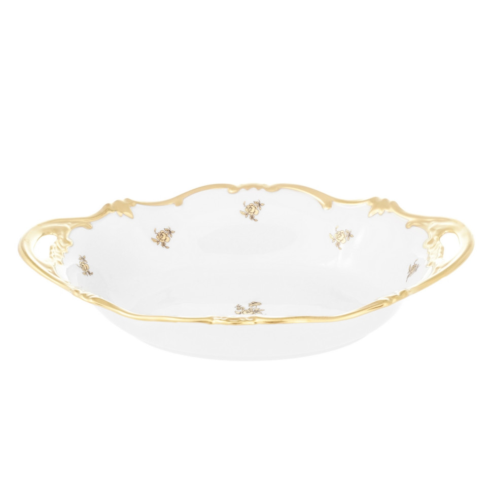 Хлебница 31см."Роза золотая"