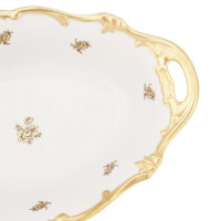 Хлебница 31см."Роза золотая"