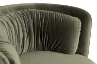 Кресло поворотное велюровое зеленое Кресло поворотное велюровое зеленое