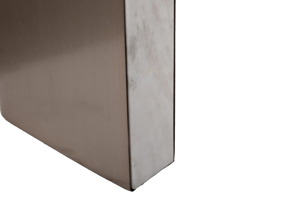 Стол журнальный Cass White белый мрамор