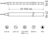 Гибкий неон Neon 311000308 Gauss Гибкий неон Neon 311000308 Gauss