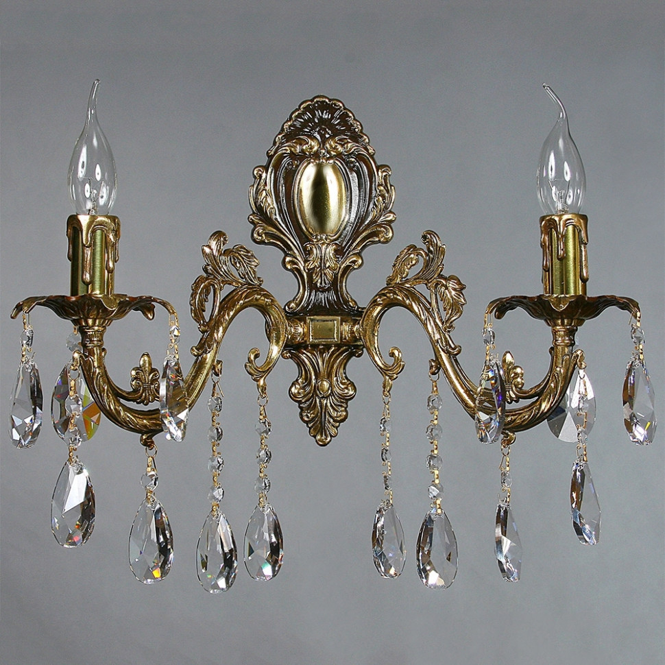 Бра Granada 2118/2 PB Leaf crystal Ambiente