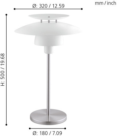 Интерьерная настольная лампа Brenda 98109 Eglo