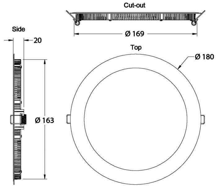 Точечный светильник LED Panel 565089 Deko-Light