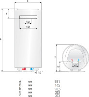 Водонагреватель Ariston ABS PRO ECO PW 65 V Slim