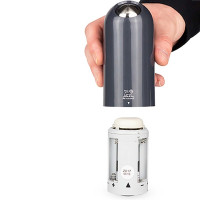 Мельница для соли 17 см Alaska Quartz черная на батарейках