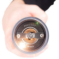 Мельница для соли 17 см Alaska Quartz черная на батарейках