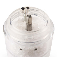 Мельница для соли 17 см Alaska Quartz черная на батарейках