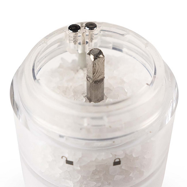 Мельница для соли 17 см Alaska Quartz черная на батарейках