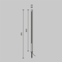Грунтовый светильник Pole O440FL-L12GF3K Maytoni Грунтовый светильник Pole O440FL-L12GF3K Maytoni