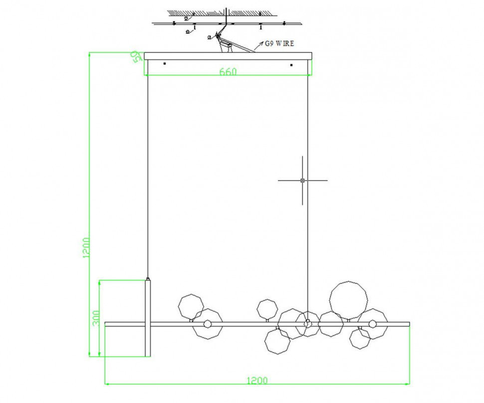 Подвесная люстра Kink Light Иона 09408-10,19