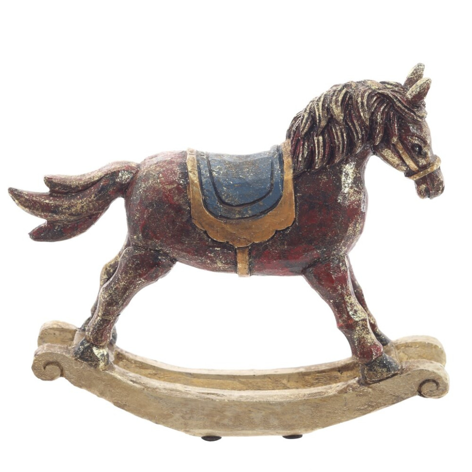Фигурка декоративная "Лошадка-качалка", L21 W5 H17,5 см