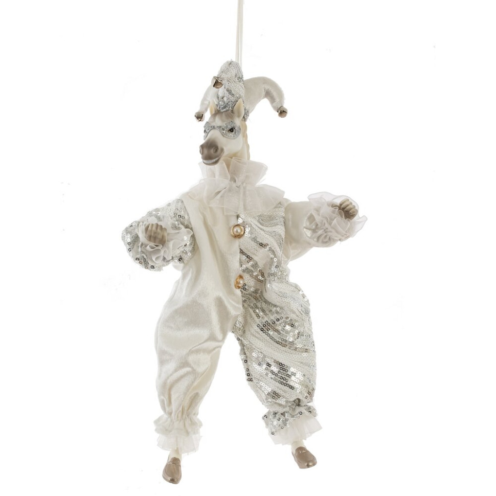 Игрушка набивная подвес "Лошадь-клоун", L16 W10 H36 см (полка 24 см.)