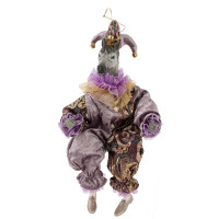 Игрушка набивная подвес "Лошадь-клоун", L16 W10 H36 см (полка 24 см.)