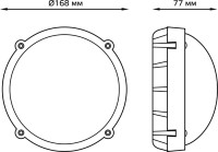 Настенно-потолочный светильник SOLID 874518212 Gauss