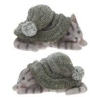 Фигурка декоративная "Котенок", L13,5 W8 H7,5 см, 2в.