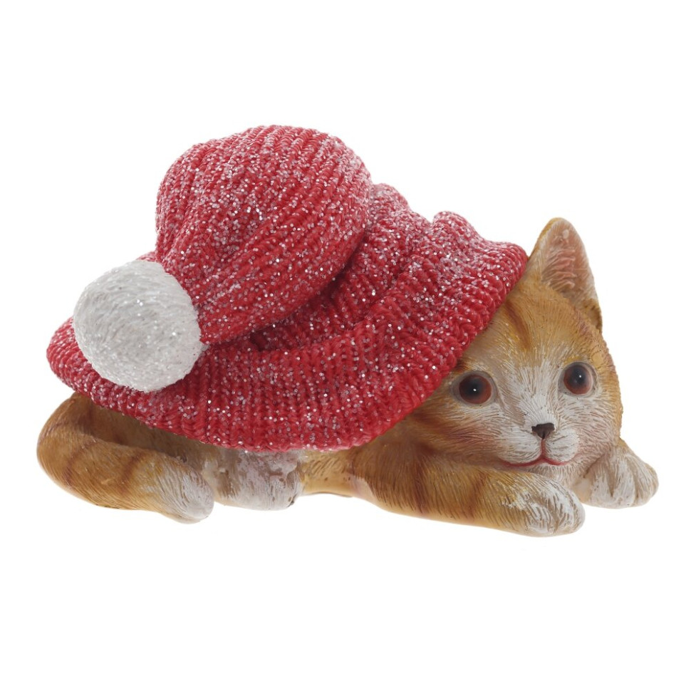 Фигурка декоративная "Котенок", L13,5 W8 H7,5 см, 2в.