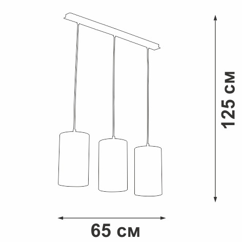 Подвесной светильник  V2895-0/3S Vitaluce