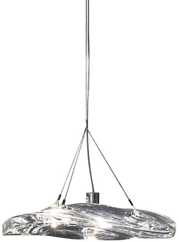 Подвесной светильник Manta 2049P/D250 silver/clear DeLight Collection