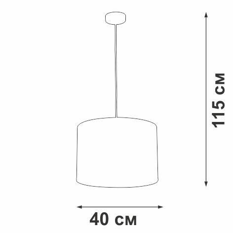 Подвесной светильник V2956 V2956-1/2S Vitaluce