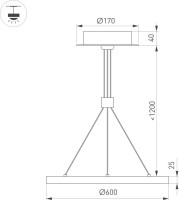 Подвесной светильник CONGO 046233 Arlight