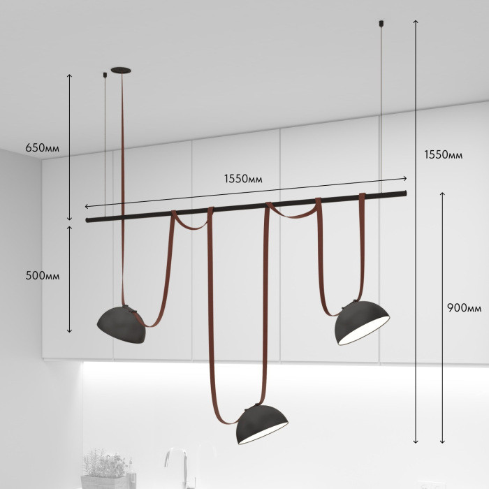 Трековая система в сборе Belty SET DK55SET05-01-BR Denkirs