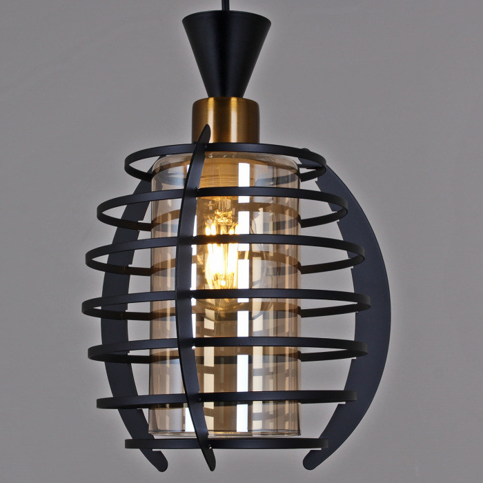 Подвесной светильник  04428-0.9-01 BK Reluce