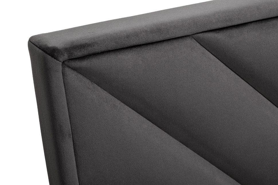 Кровать Milano Basic с подъемным механизмом серая