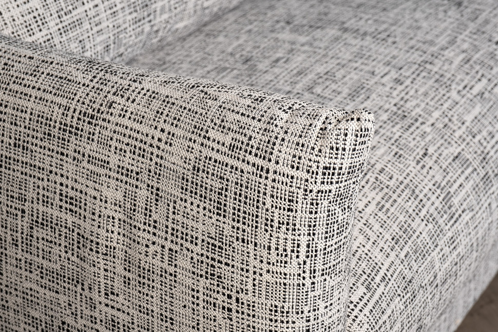 Диван трехместный серый