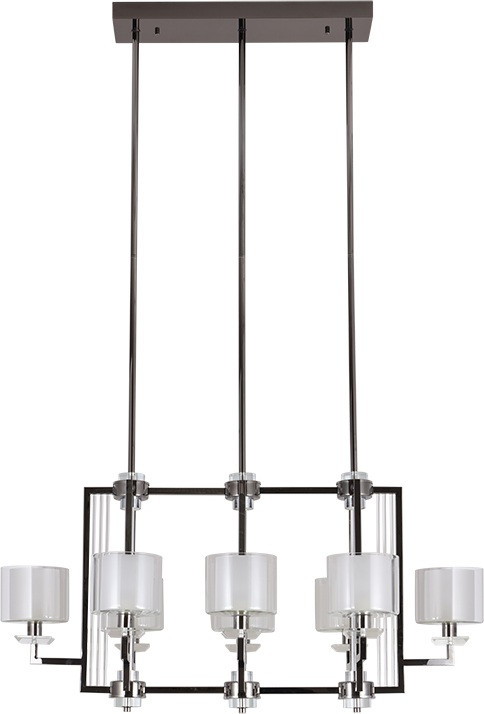 Потолочная люстра 4400 4408/S black glossy Newport